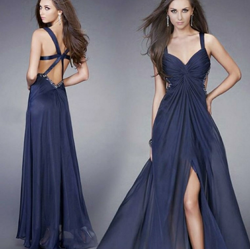 Red Floor length Prom Dress Evening Gown